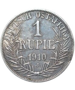 German East Africa 1 Rupie Wilhelm II 1910 J - Image 4