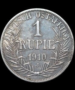German East Africa 1 Rupie Wilhelm II 1910 J - Image 3