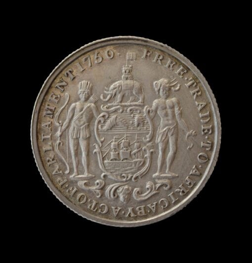 Gold Coast (Ghana) George III Half-Ackey 1818 - Mintage of 2170 Extremely Rare Thus - Image 7