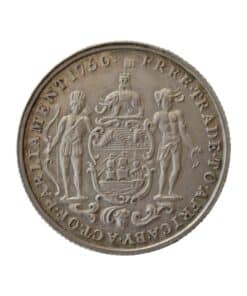 Gold Coast (Ghana) George III Half-Ackey 1818 - Mintage of 2170 Extremely Rare Thus - Image 8