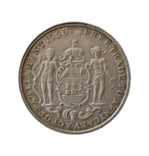 Gold Coast (Ghana) George III Half-Ackey 1818 - Mintage of 2170 Extremely Rare Thus - Image 8