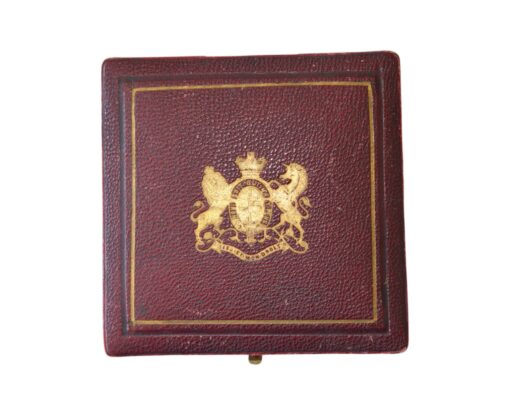 Victoria 1887 Golden Jubilee 77mm Large Cased Bronze Medal – The official Royal Mint issue by J.E.Boehm/F Leighton,