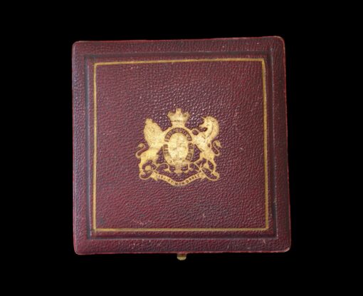 Victoria 1887 Golden Jubilee 77mm Large Cased Bronze Medal – The official Royal Mint issue by J.E.Boehm/F Leighton,
