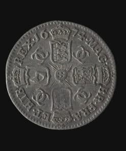 Charles II Sixpence 1674