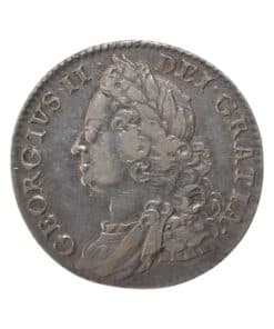 George II Shilling 1758 older bust - Image 4