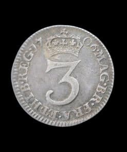 Anne 1706 Threepence - Image 3