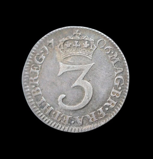 Anne 1706 Threepence - Image 3