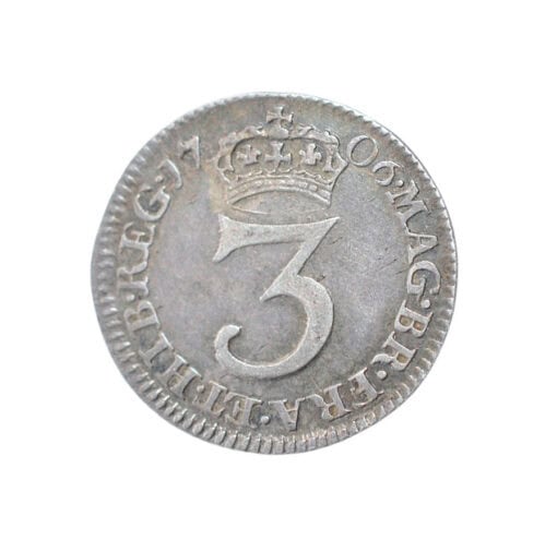 Anne 1706 Threepence - Image 4