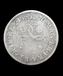 Charles II Fourpence 1670 - Image 3