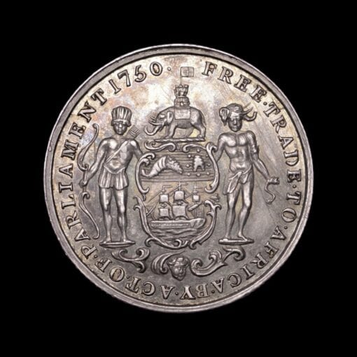 Gold Coast (Ghana) George III Half-Ackey 1818 - Mintage of 2170 Extremely Rare Thus - Image 3