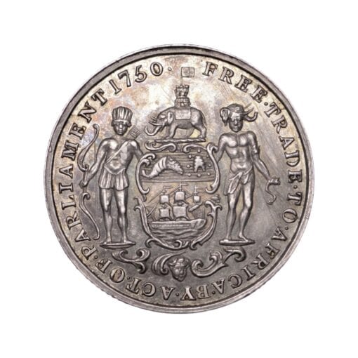Gold Coast (Ghana) George III Half-Ackey 1818 - Mintage of 2170 Extremely Rare Thus - Image 4