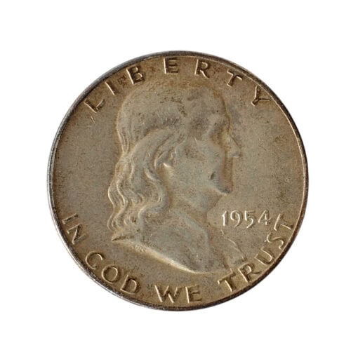 United States Silver "Franklin Half Dollar" 1954S (San Francisco) - Image 2