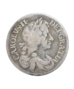 Alternative view of Charles II Fourpence 1670
