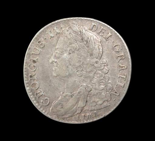 George II Shilling 1745 Lima