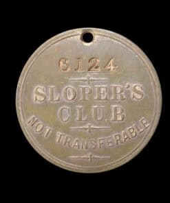 Sloperian Token (Sloper's Club) Circa 1880 - Image 3