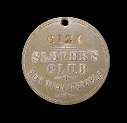 Sloperian Token (Sloper's Club) Circa 1880 - Image 3