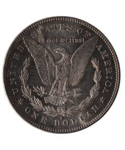 Alternative view of US Morgan Dollar 1878 S