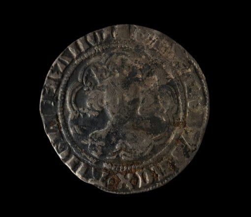 Edward III Halfgroat of Two Pence, York Mint, Pre-Treaty Period