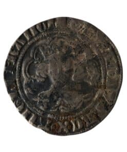 Alternative view of Edward III Halfgroat of Two Pence, York Mint, Pre-Treaty Period
