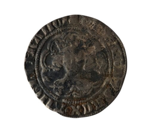 Edward III Halfgroat of Two Pence, York Mint, Pre-Treaty Period - Image 2