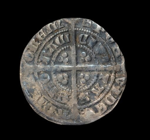 Edward III Halfgroat of Two Pence, York Mint, Pre-Treaty Period - Image 3