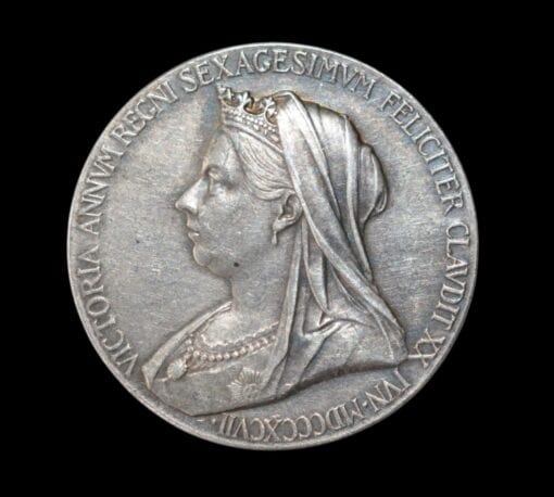 Victoria Diamond Jubilee Royal Mint Silver Medal 25.75mm 1897 - Image 3