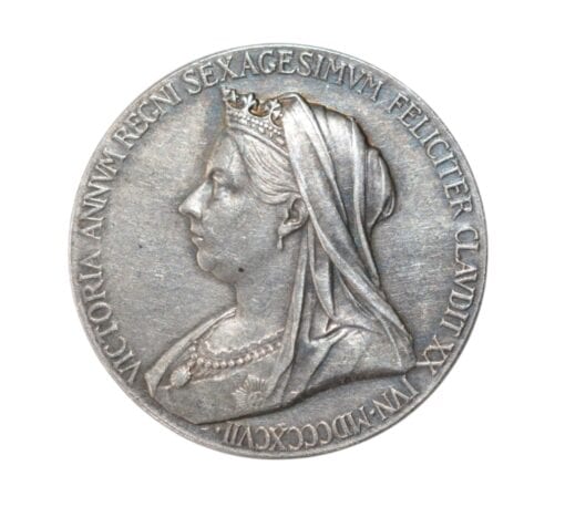 Victoria Diamond Jubilee Royal Mint Silver Medal 25.75mm 1897 - Image 4