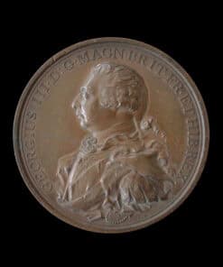 British 1800 George III Preserved from Assassination Copper medal by C.H. Küchler 2