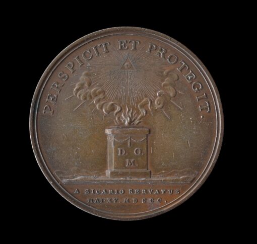 British 1800 George III Preserved from Assassination Copper medal by C.H. Küchler 2 - Image 3