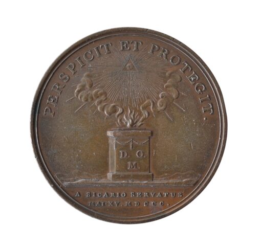 British 1800 George III Preserved from Assassination Copper medal by C.H. Küchler 2 - Image 4