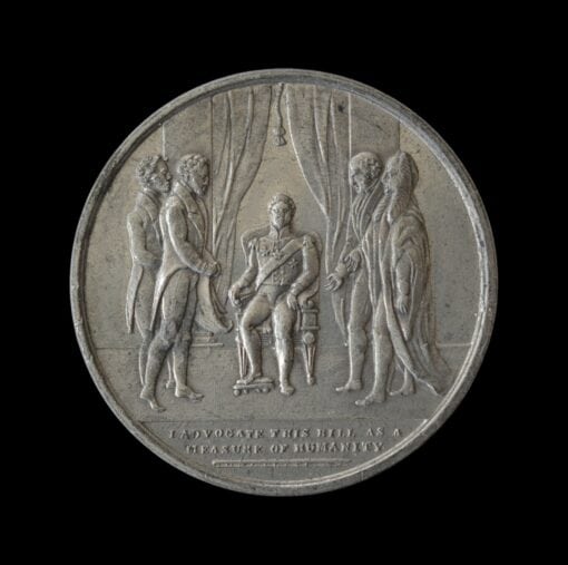 Britain William IV 'Abolition of Slavery' (Measure of Humanity) 1834 White Metal Medal - Rare - Image 3