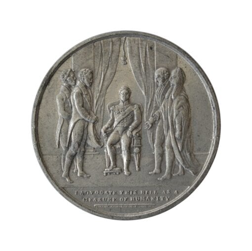 Britain William IV 'Abolition of Slavery' (Measure of Humanity) 1834 White Metal Medal - Rare - Image 4