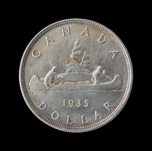 Canada George V Silver Dollar 1935 Silver Jubilee - Image 3