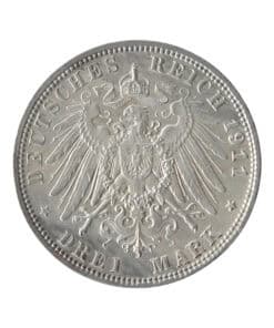 Bavaria German States 2 Marks 1911 Otto 90th Birthday of Prince Regent Luitpold - Image 4