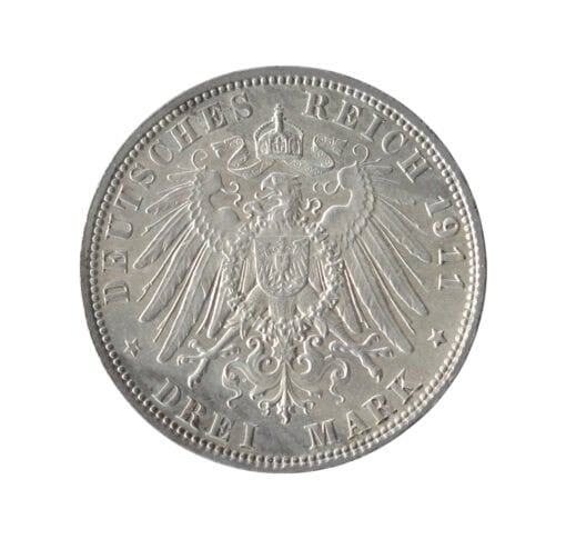 Bavaria German States 2 Marks 1911 Otto 90th Birthday of Prince Regent Luitpold - Image 4