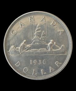 Canada George V Silver Dollar 1936 - Image 3