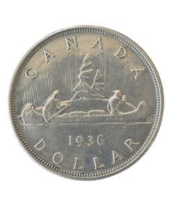 Canada George V Silver Dollar 1936 - Image 4