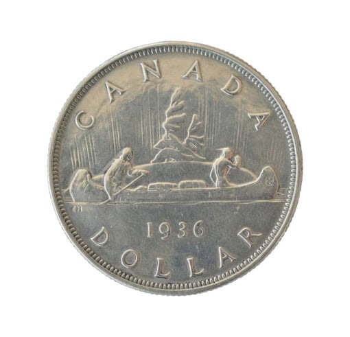 Canada George V Silver Dollar 1936 - Image 4