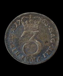 George III Threepence 1763 - Image 3