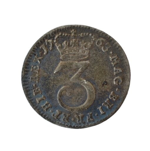George III Threepence 1763 - Image 4