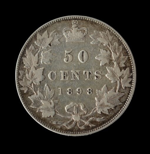 Canada Victoria 50 cents 1898 - Rare