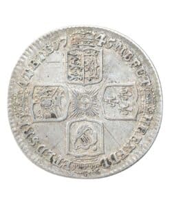 George II Shilling 1745 Lima - Image 4