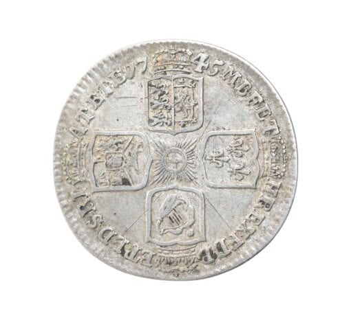 George II Shilling 1745 Lima - Image 4
