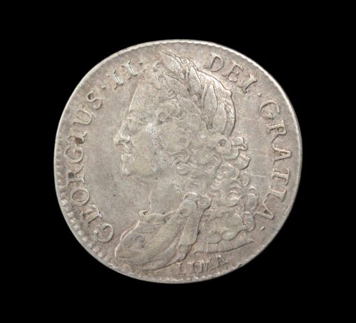 George II Shilling 1745 Lima