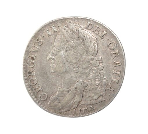 George II Shilling 1745 Lima - Image 2