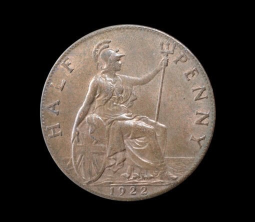 George V Halfpenny 1922 - Image 3