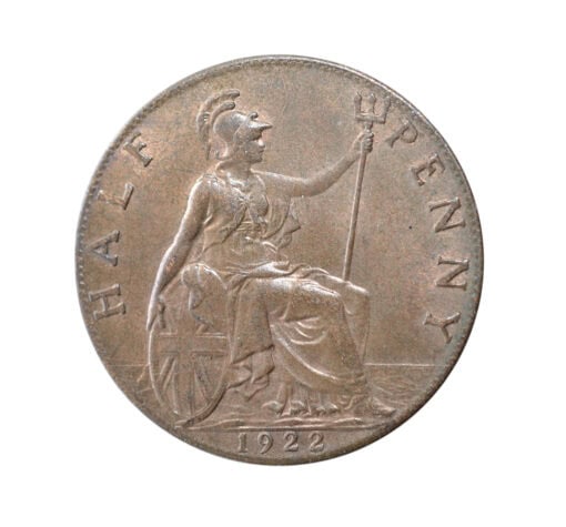 George V Halfpenny 1922 - Image 4