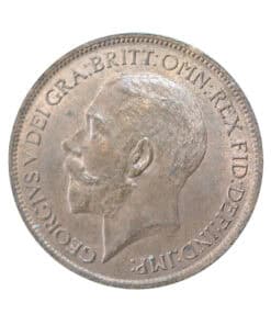 Alternative view of George V Halfpenny 1922