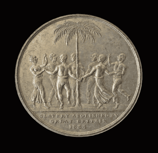 Britain William IV 'Abolition of Slavery' (Measure of Humanity) 1834 White Metal Medal - Rare