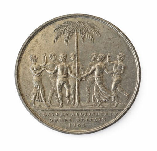Britain William IV 'Abolition of Slavery' (Measure of Humanity) 1834 White Metal Medal - Rare - Image 2